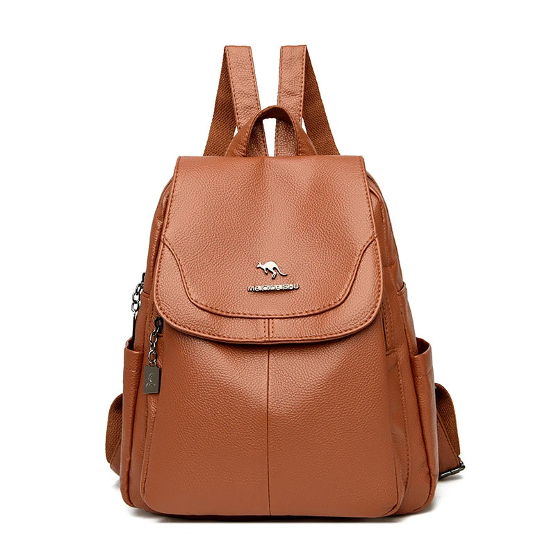 Mochila de Couro Feminina - Philie Elisa