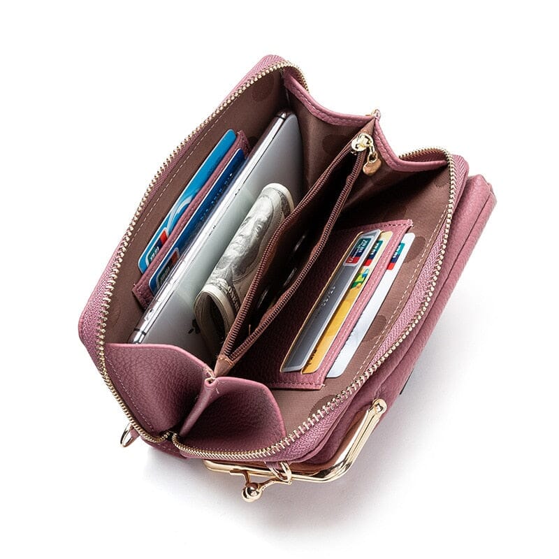 Bolsa Carteira De Couro Legítimo - Philie Pyn
