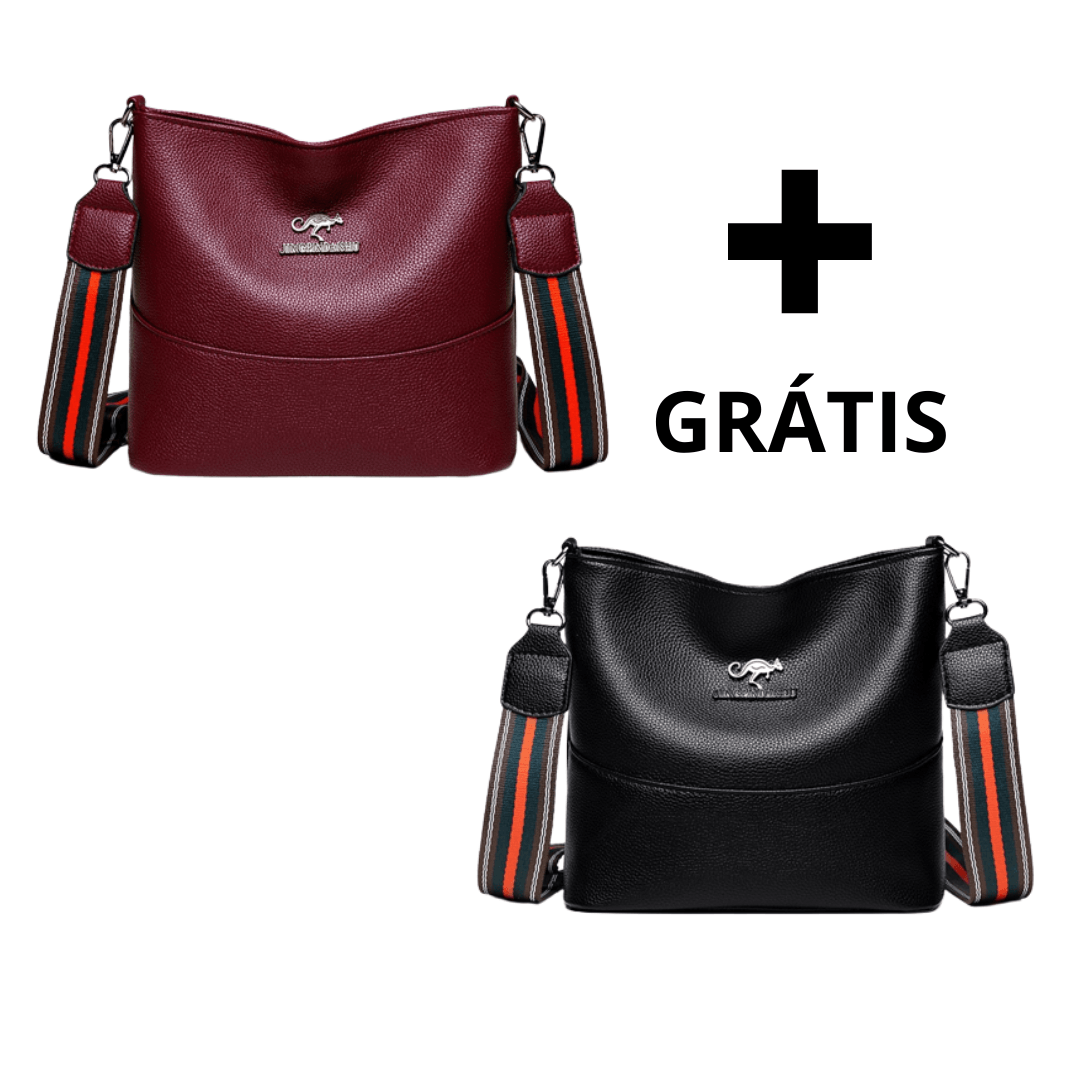 Bolsa de Couro Legítimo Italy (COMPRE 1 LEVE 2)