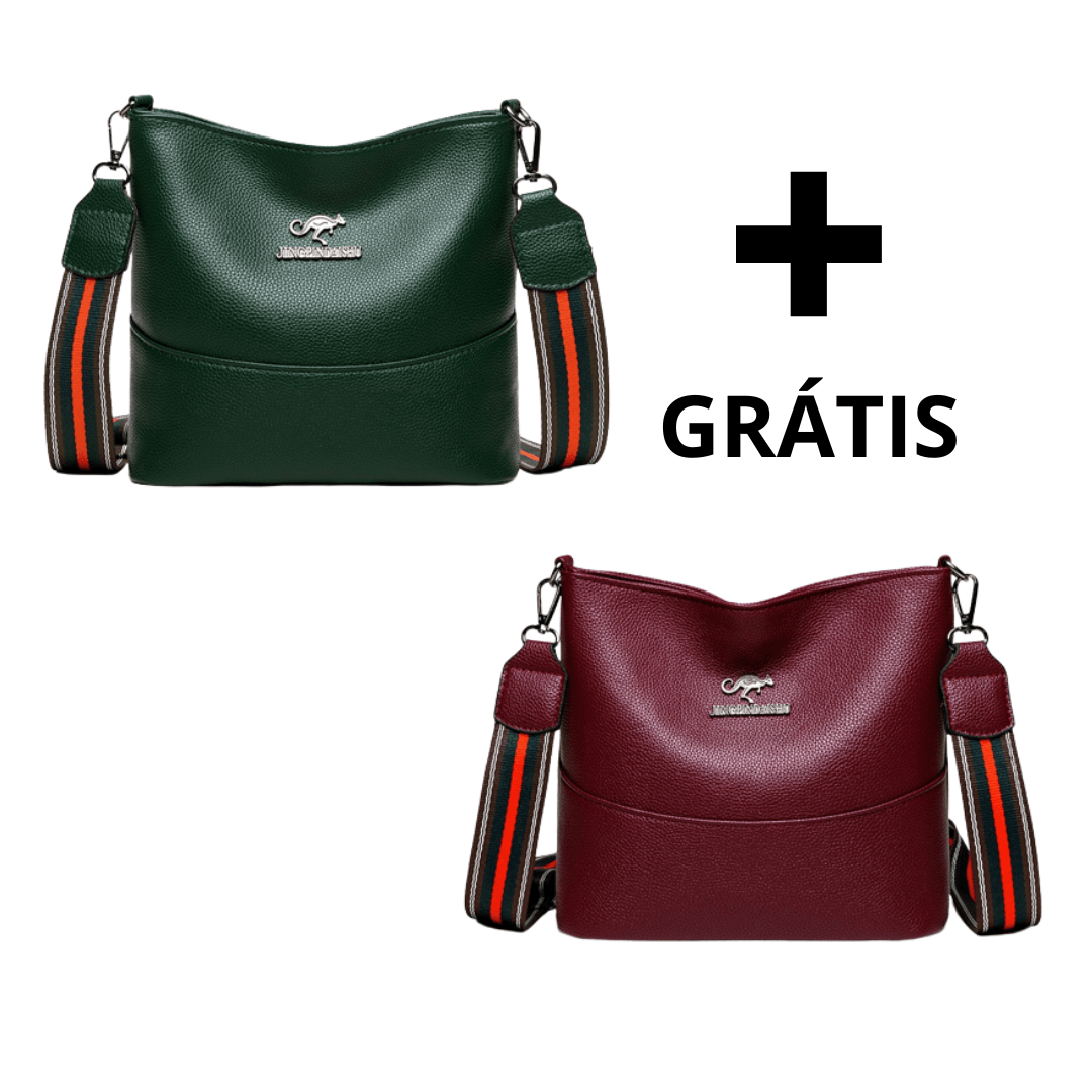 Bolsa de Couro Legítimo Italy (COMPRE 1 LEVE 2)