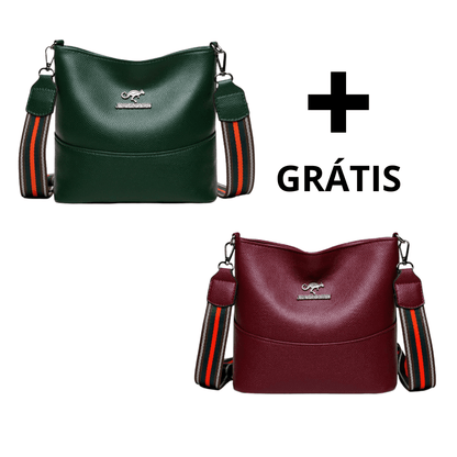 Bolsa de Couro Legítimo Italy (COMPRE 1 LEVE 2)