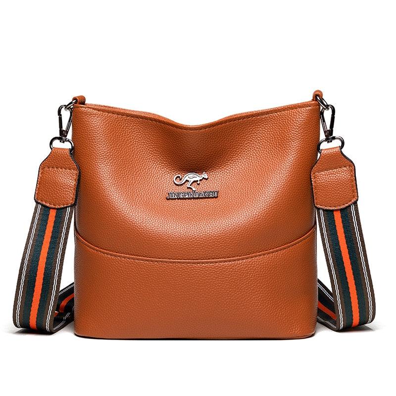 Bolsa de Couro Legítimo Italy (COMPRE 1 LEVE 2)