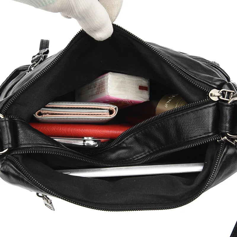 Bolsa de Couro Legítimo - Philie Rosa
