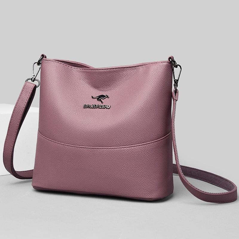 Bolsa de Couro Legítimo Italy (COMPRE 1 LEVE 2)