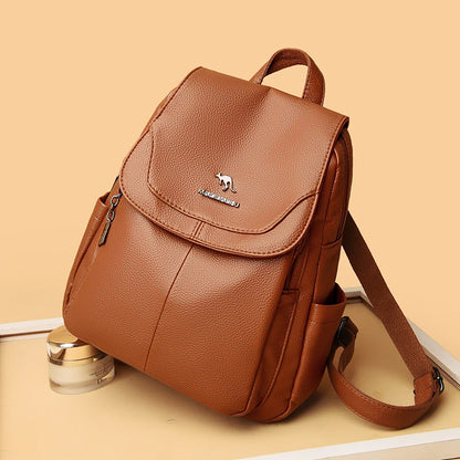 Mochila de Couro Feminina - Philie Elisa