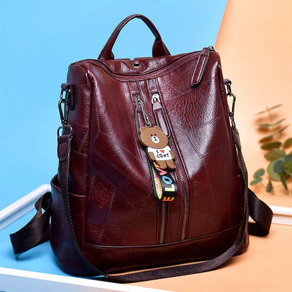 Mochila Feminina de Couro - Philie Loretta