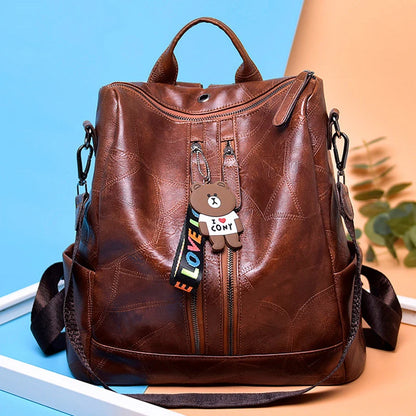 Mochila Feminina de Couro - Philie Loretta